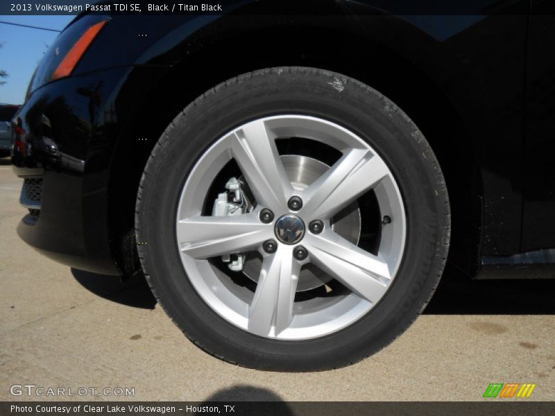 Black / Titan Black 2013 Volkswagen Passat TDI SE