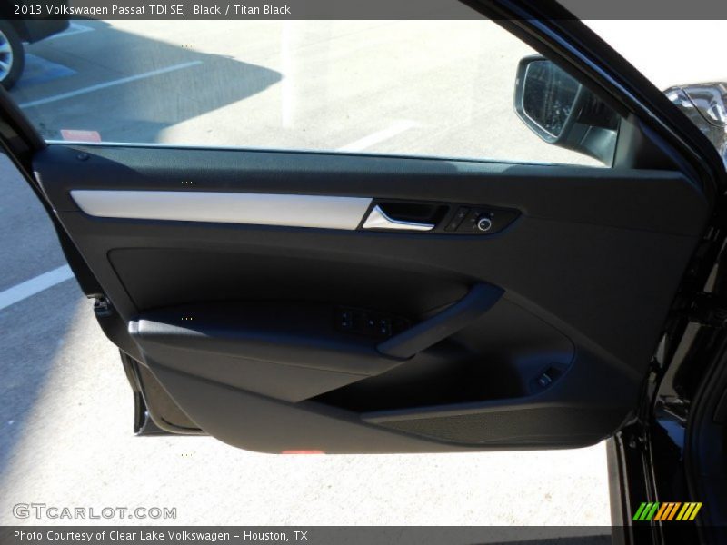Black / Titan Black 2013 Volkswagen Passat TDI SE