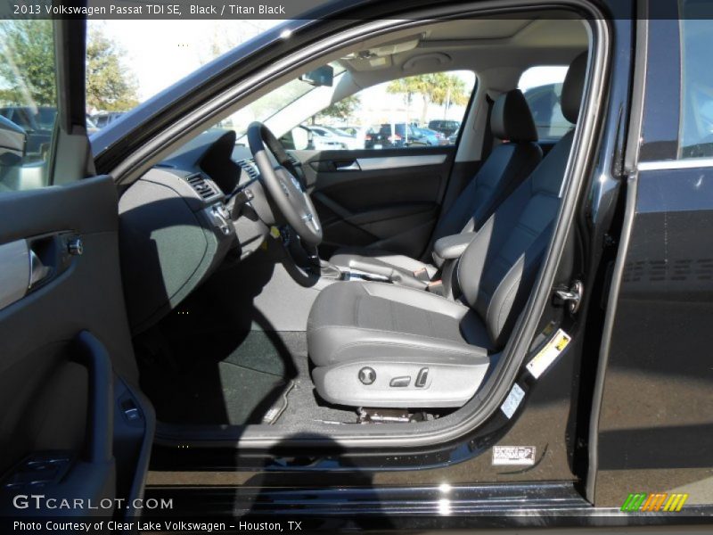 Black / Titan Black 2013 Volkswagen Passat TDI SE