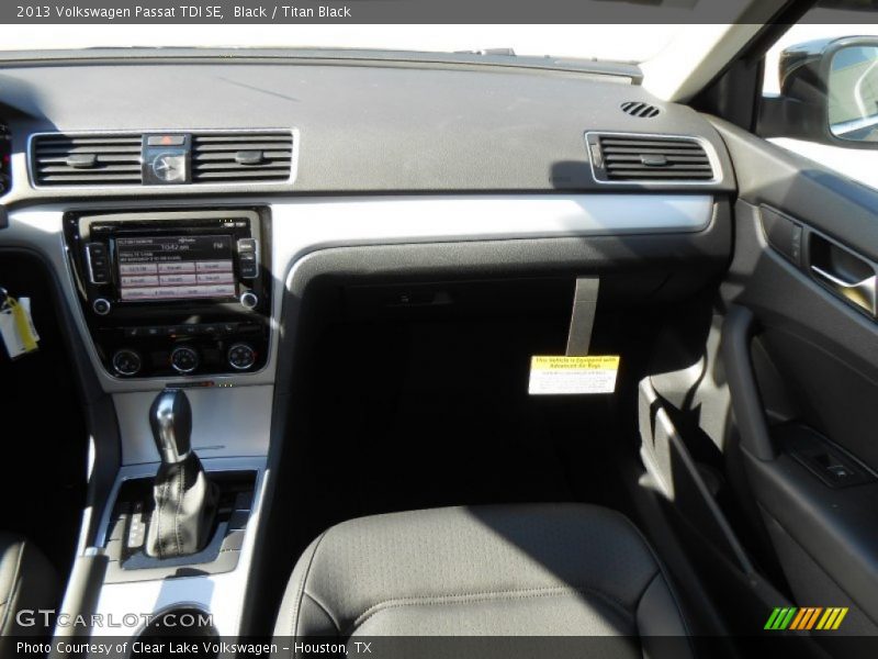 Black / Titan Black 2013 Volkswagen Passat TDI SE
