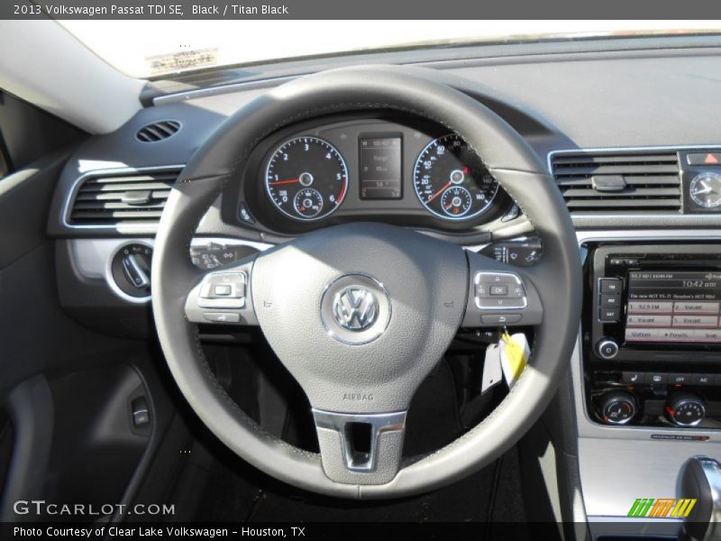 Black / Titan Black 2013 Volkswagen Passat TDI SE