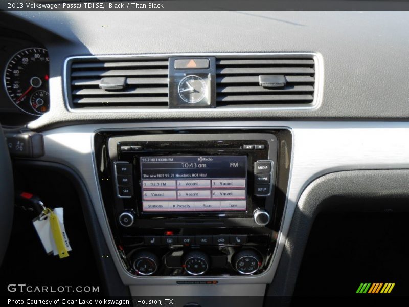 Black / Titan Black 2013 Volkswagen Passat TDI SE