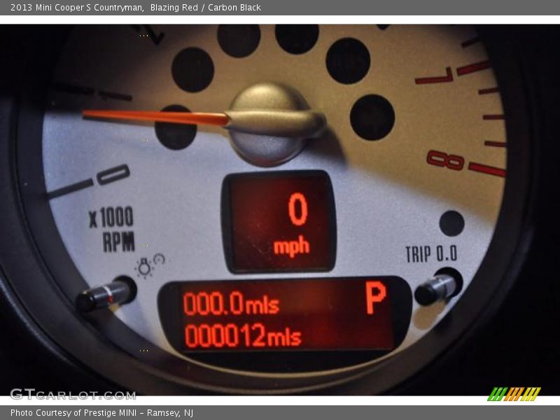Blazing Red / Carbon Black 2013 Mini Cooper S Countryman