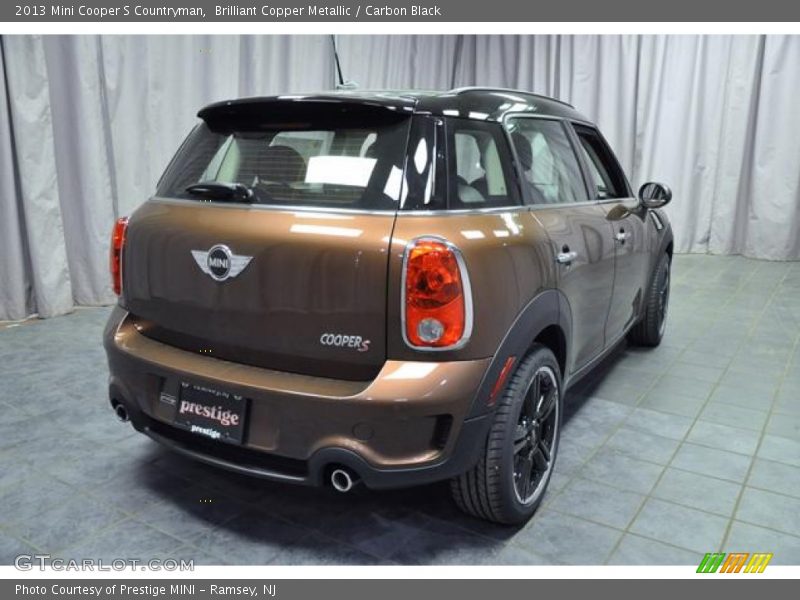 Brilliant Copper Metallic / Carbon Black 2013 Mini Cooper S Countryman