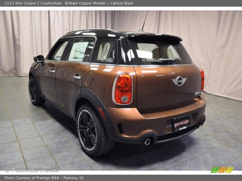 Brilliant Copper Metallic / Carbon Black 2013 Mini Cooper S Countryman
