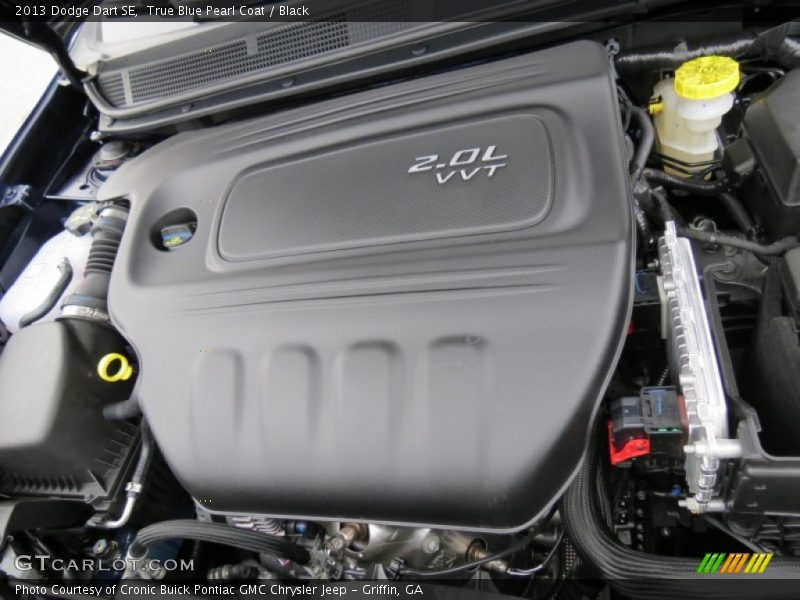 True Blue Pearl Coat / Black 2013 Dodge Dart SE