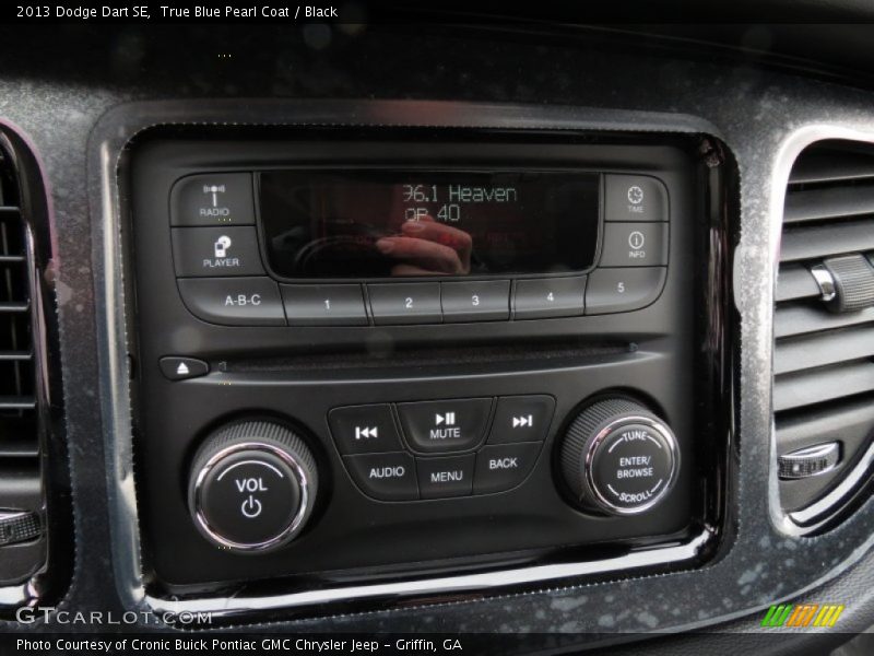 True Blue Pearl Coat / Black 2013 Dodge Dart SE