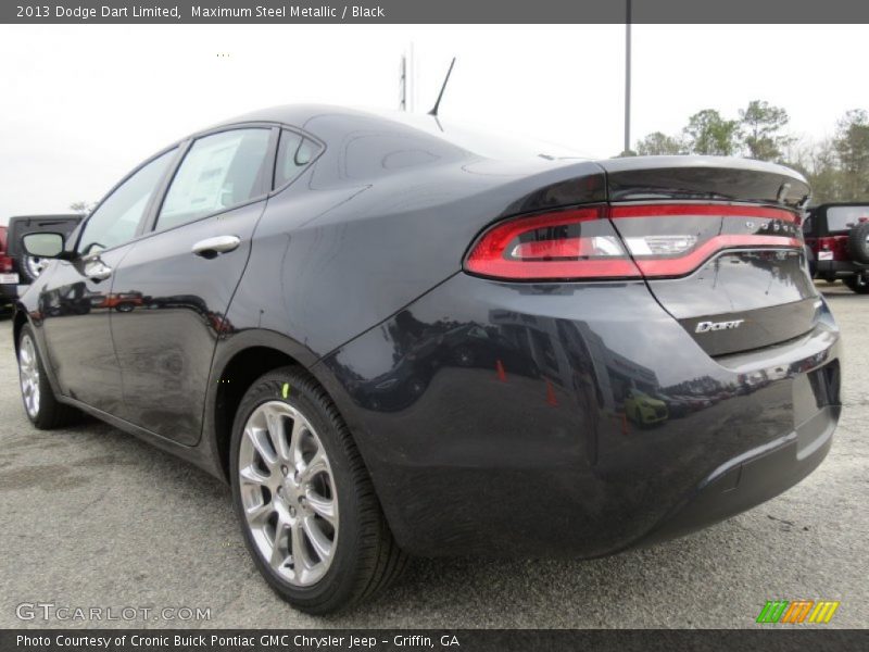 Maximum Steel Metallic / Black 2013 Dodge Dart Limited