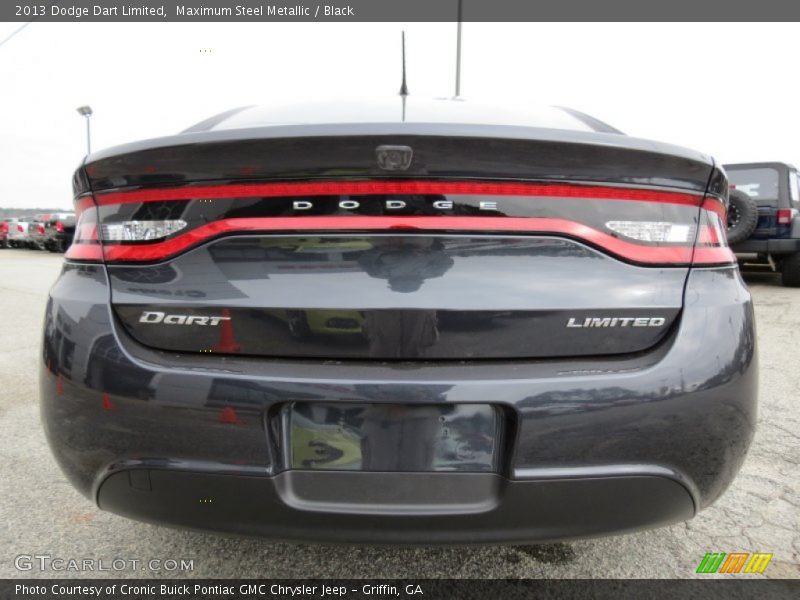 Maximum Steel Metallic / Black 2013 Dodge Dart Limited