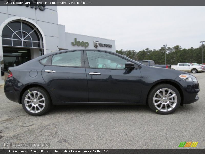 Maximum Steel Metallic / Black 2013 Dodge Dart Limited