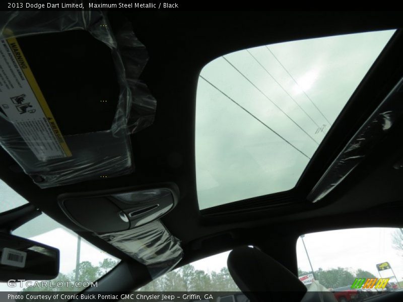 Maximum Steel Metallic / Black 2013 Dodge Dart Limited