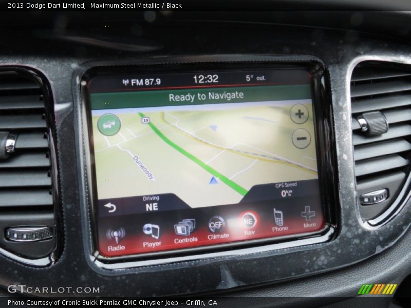 Maximum Steel Metallic / Black 2013 Dodge Dart Limited