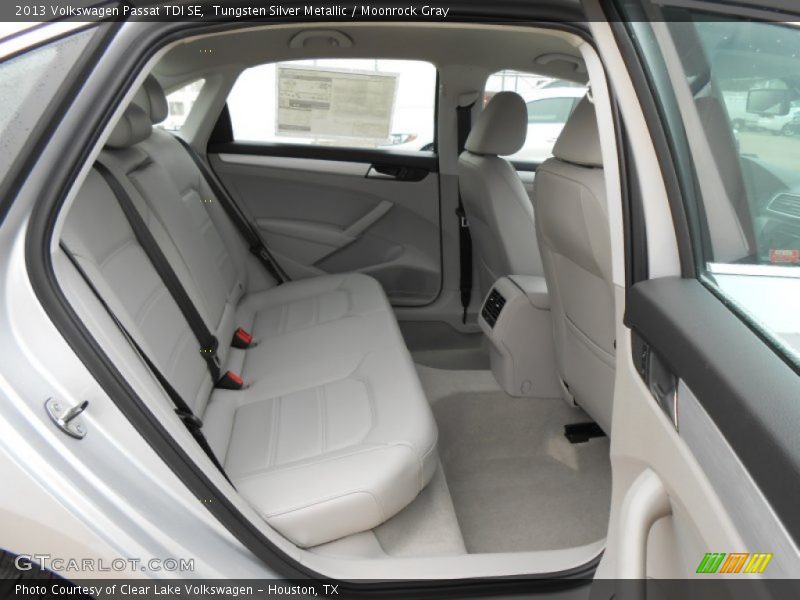 Rear Seat of 2013 Passat TDI SE