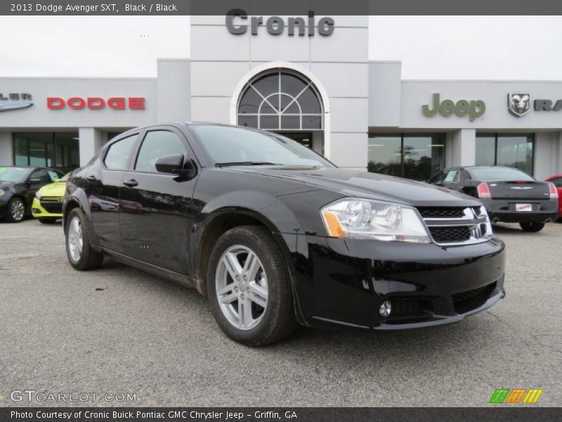 Black / Black 2013 Dodge Avenger SXT