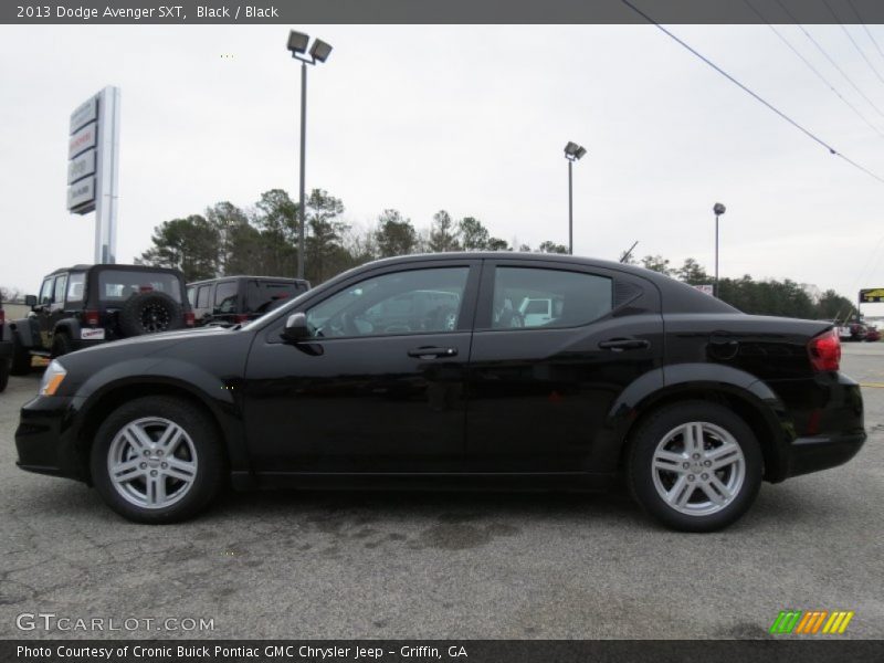 Black / Black 2013 Dodge Avenger SXT