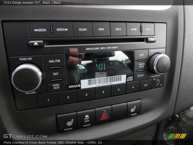 Black / Black 2013 Dodge Avenger SXT