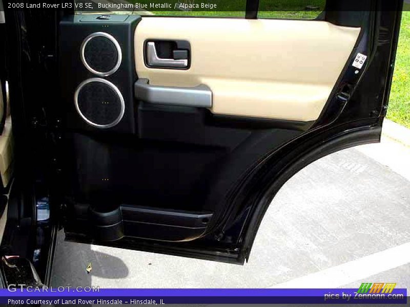 Buckingham Blue Metallic / Alpaca Beige 2008 Land Rover LR3 V8 SE