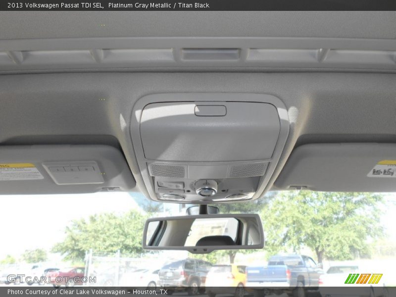 Platinum Gray Metallic / Titan Black 2013 Volkswagen Passat TDI SEL
