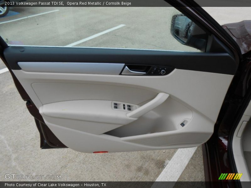 Opera Red Metallic / Cornsilk Beige 2013 Volkswagen Passat TDI SE