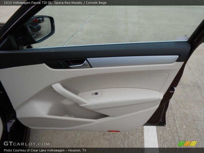 Opera Red Metallic / Cornsilk Beige 2013 Volkswagen Passat TDI SE