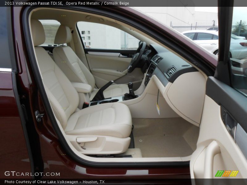Opera Red Metallic / Cornsilk Beige 2013 Volkswagen Passat TDI SE