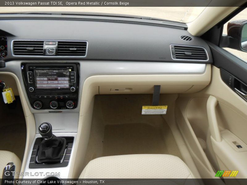 Opera Red Metallic / Cornsilk Beige 2013 Volkswagen Passat TDI SE