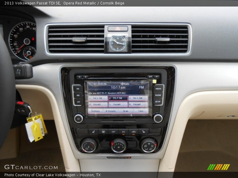 Opera Red Metallic / Cornsilk Beige 2013 Volkswagen Passat TDI SE