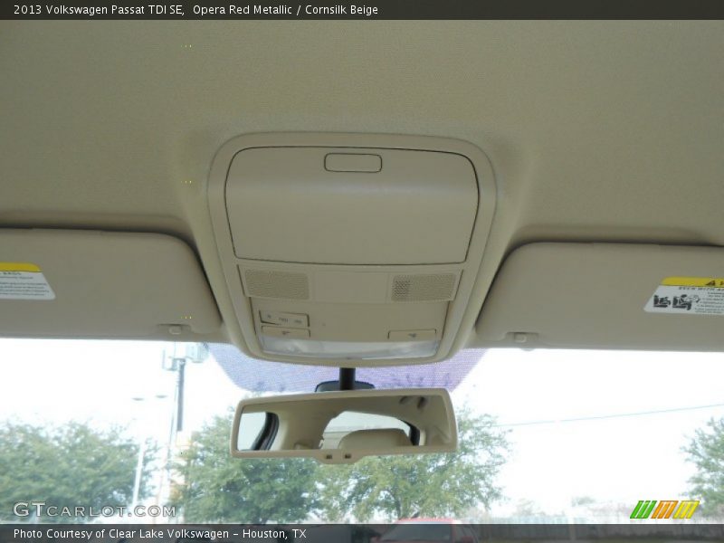 Opera Red Metallic / Cornsilk Beige 2013 Volkswagen Passat TDI SE