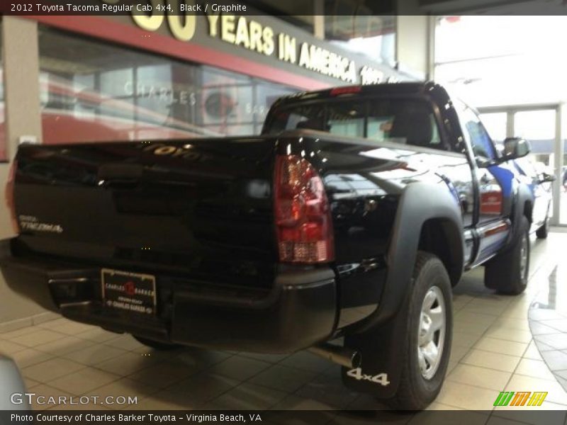 Black / Graphite 2012 Toyota Tacoma Regular Cab 4x4