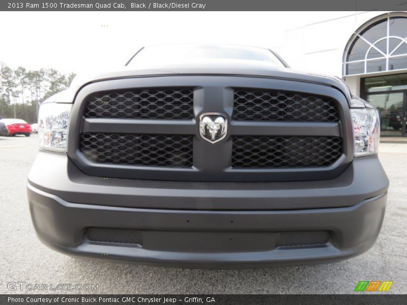 Black / Black/Diesel Gray 2013 Ram 1500 Tradesman Quad Cab