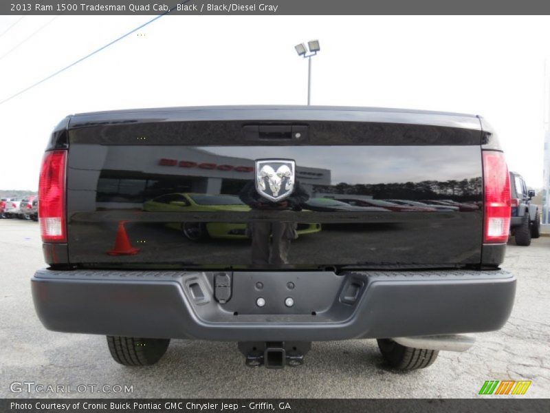 Black / Black/Diesel Gray 2013 Ram 1500 Tradesman Quad Cab