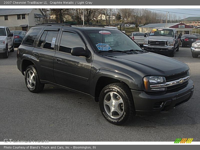 Graphite Metallic / Light Gray 2007 Chevrolet TrailBlazer LS