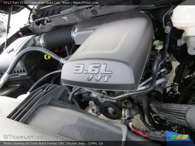 Black / Black/Diesel Gray 2013 Ram 1500 Tradesman Quad Cab
