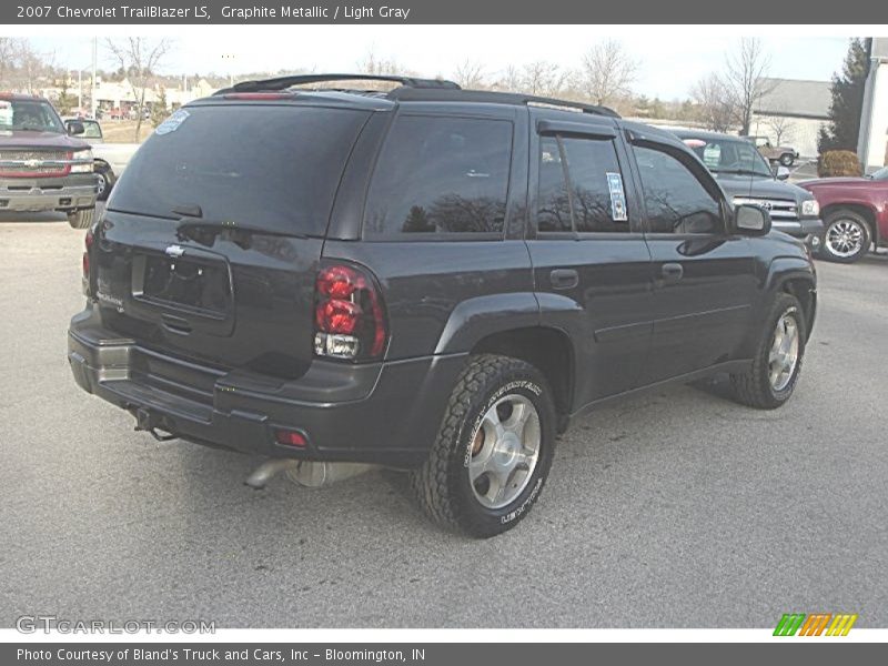 Graphite Metallic / Light Gray 2007 Chevrolet TrailBlazer LS