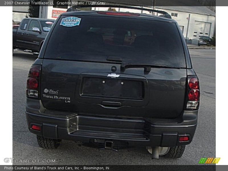 Graphite Metallic / Light Gray 2007 Chevrolet TrailBlazer LS