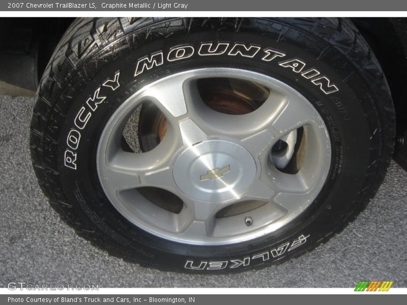 Graphite Metallic / Light Gray 2007 Chevrolet TrailBlazer LS