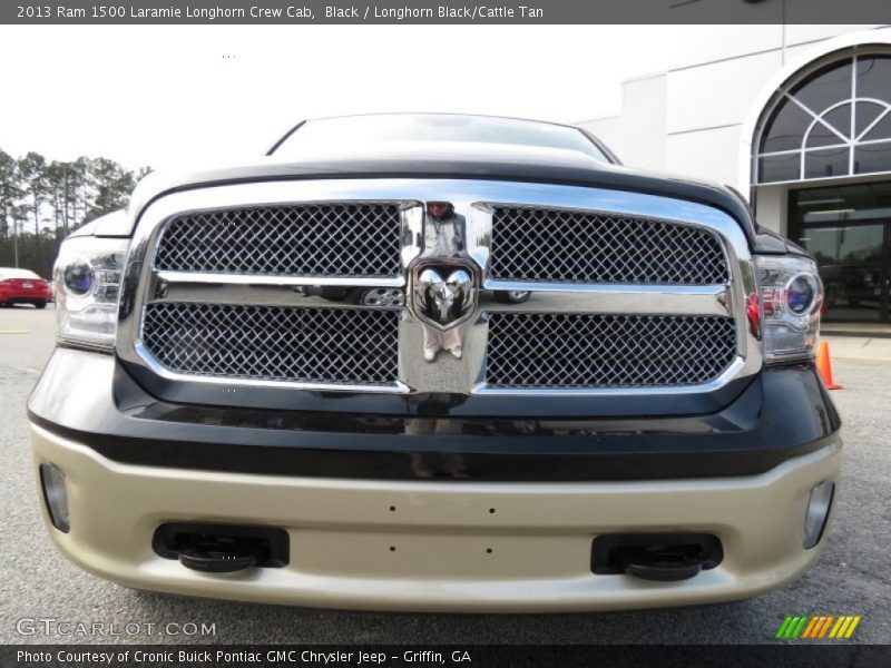 Black / Longhorn Black/Cattle Tan 2013 Ram 1500 Laramie Longhorn Crew Cab