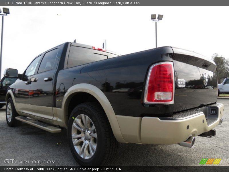 Black / Longhorn Black/Cattle Tan 2013 Ram 1500 Laramie Longhorn Crew Cab
