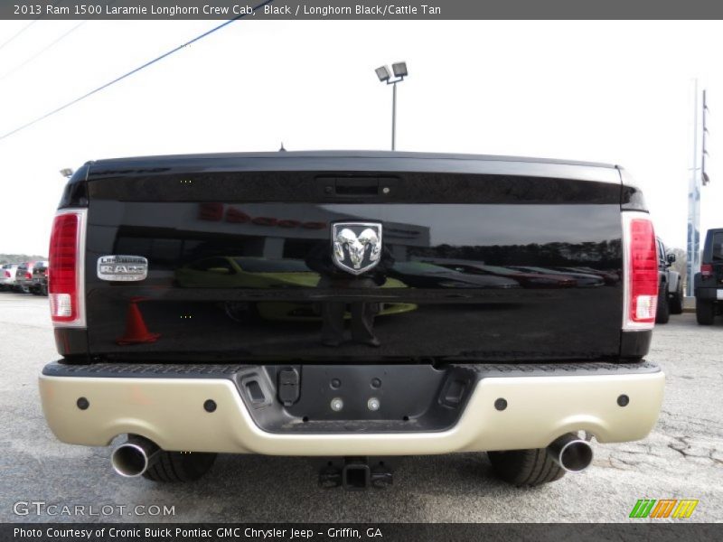 Black / Longhorn Black/Cattle Tan 2013 Ram 1500 Laramie Longhorn Crew Cab