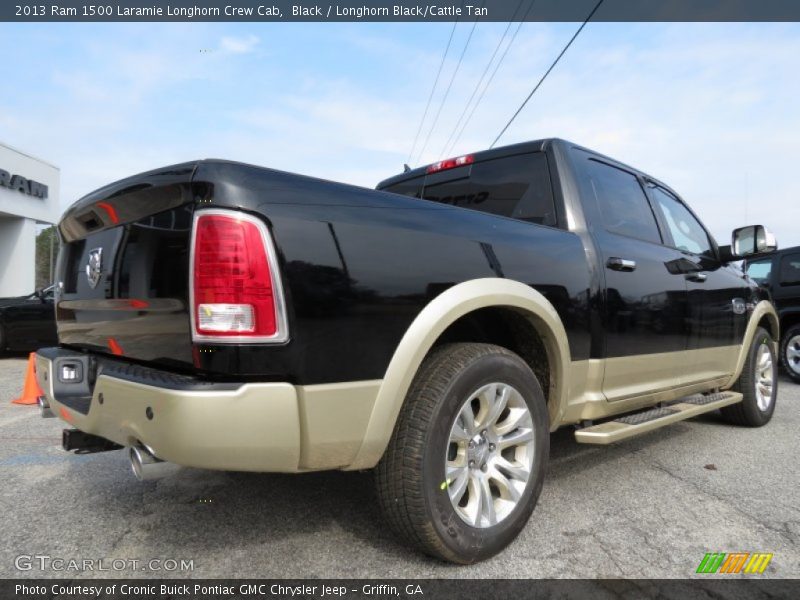 Black / Longhorn Black/Cattle Tan 2013 Ram 1500 Laramie Longhorn Crew Cab