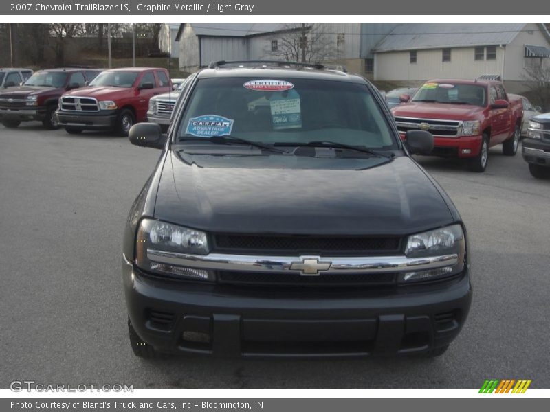 Graphite Metallic / Light Gray 2007 Chevrolet TrailBlazer LS