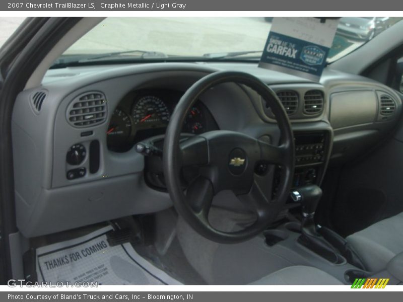Graphite Metallic / Light Gray 2007 Chevrolet TrailBlazer LS