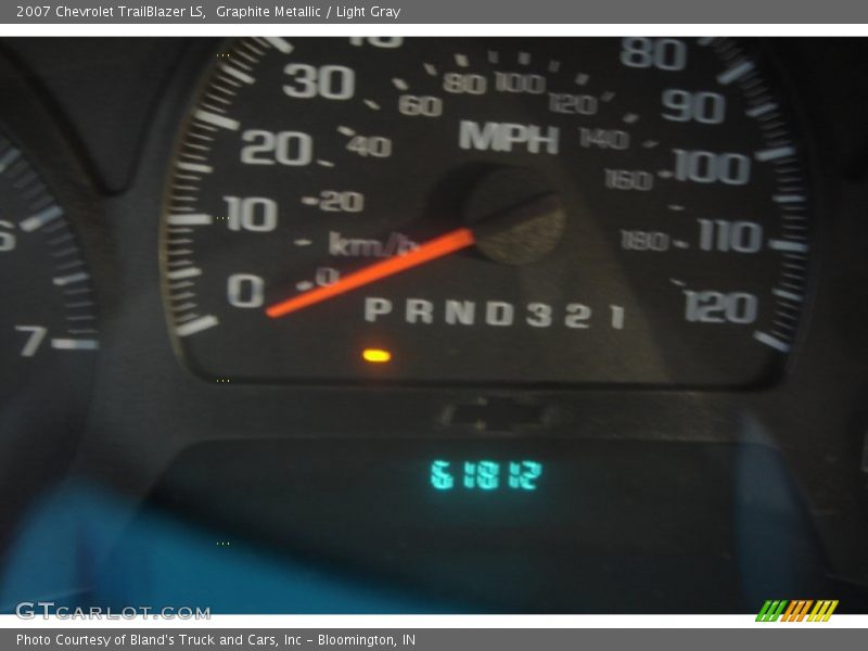 Graphite Metallic / Light Gray 2007 Chevrolet TrailBlazer LS