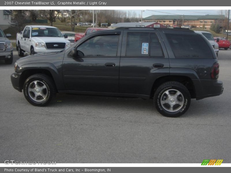 Graphite Metallic / Light Gray 2007 Chevrolet TrailBlazer LS