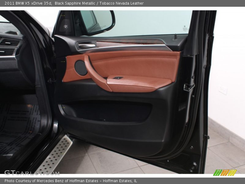 Black Sapphire Metallic / Tobacco Nevada Leather 2011 BMW X5 xDrive 35d