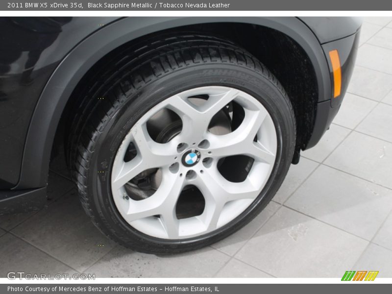 Black Sapphire Metallic / Tobacco Nevada Leather 2011 BMW X5 xDrive 35d