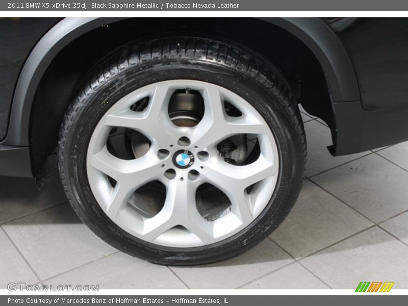 Black Sapphire Metallic / Tobacco Nevada Leather 2011 BMW X5 xDrive 35d