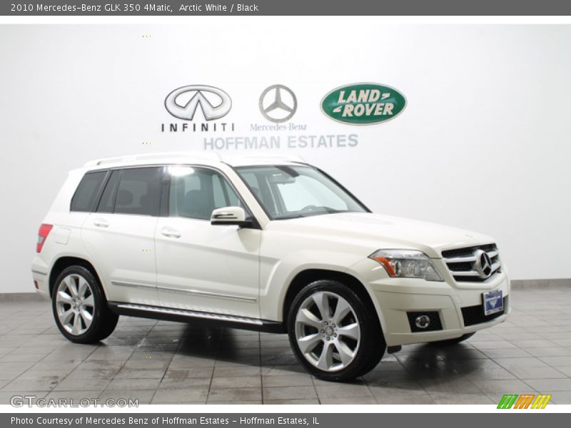 Arctic White / Black 2010 Mercedes-Benz GLK 350 4Matic