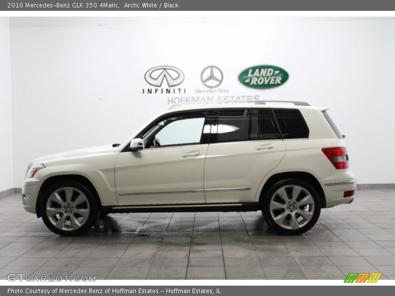 Arctic White / Black 2010 Mercedes-Benz GLK 350 4Matic