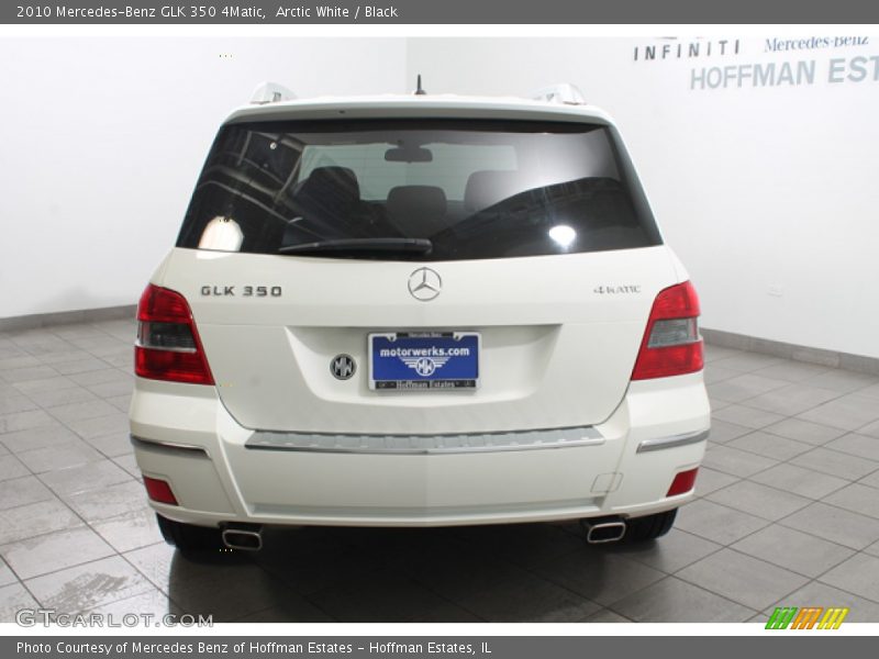 Arctic White / Black 2010 Mercedes-Benz GLK 350 4Matic